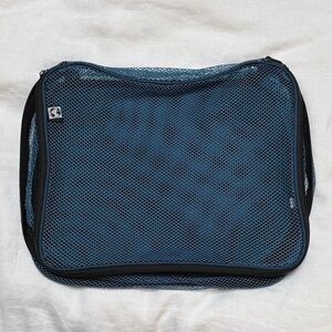 Magellan’s Blue Mesh Packing Cube Travel Luggage Organizer Zip Bag